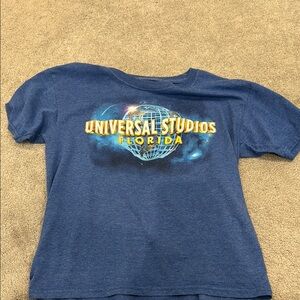 Universal Studios Boys Medium Blue Short Sleeve Tee
